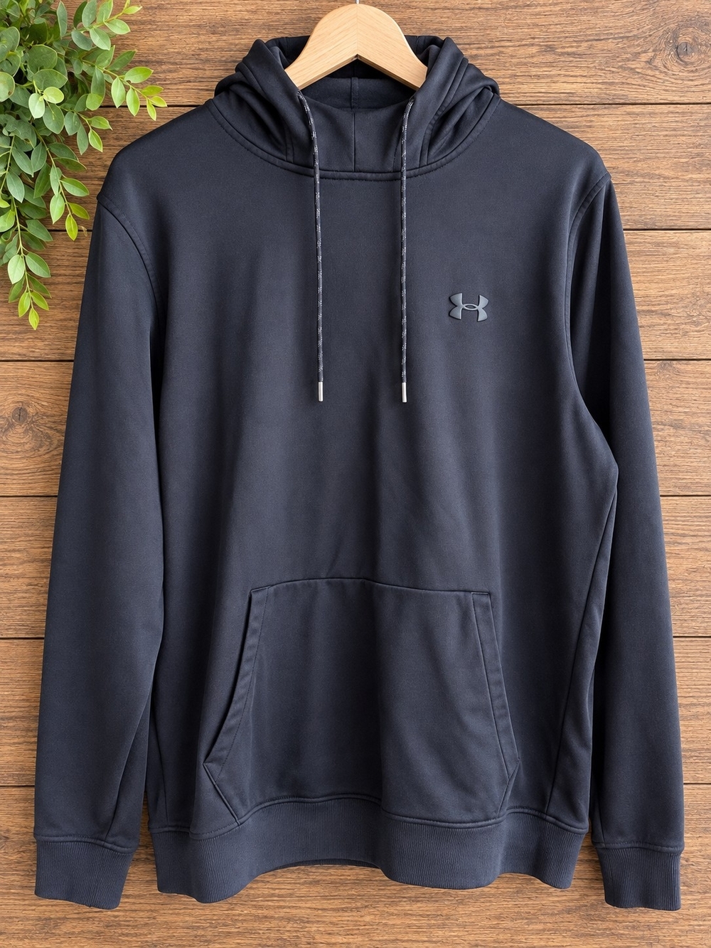 Under Armour Men’s Black Hoodie with Subtle Logo